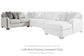 Dellara 3-Piece Sectional with Chaise Rent Wise Rent To Own Jacksonville, Florida