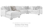Dellara 3-Piece Sectional with Chaise Rent Wise Rent To Own Jacksonville, Florida