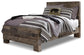 Derekson Full Panel Bed with Mirrored Dresser and Chest Rent Wise Rent To Own Jacksonville, Florida