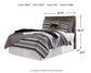 Derekson Full Panel Headboard with Mirrored Dresser, Chest and 2 Nightstands Rent Wise Rent To Own Jacksonville, Florida