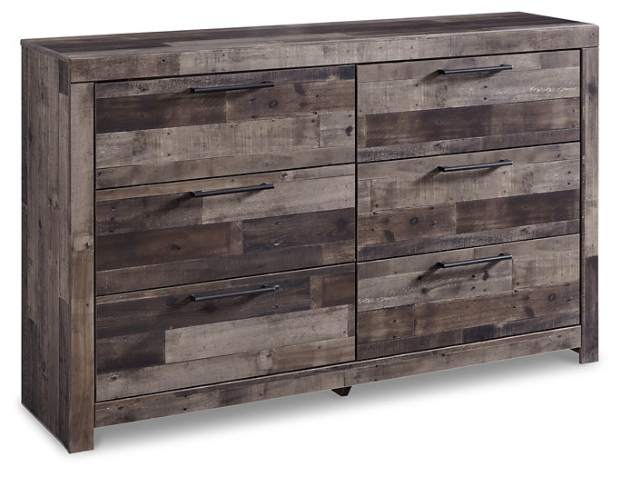 Derekson King Panel Bed with 6 Storage Drawers with Dresser Rent Wise Rent To Own Jacksonville, Florida