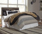 Derekson Queen/Full Panel Headboard with Mirrored Dresser Rent Wise Rent To Own Jacksonville, Florida