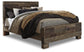 Derekson Queen Panel Bed with Mirrored Dresser Rent Wise Rent To Own Jacksonville, Florida