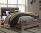 Derekson Queen Panel Bed with Mirrored Dresser Rent Wise Rent To Own Jacksonville, Florida