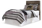Derekson Twin Panel Headboard with Mirrored Dresser, Chest and Nightstand Rent Wise Rent To Own Jacksonville, Florida