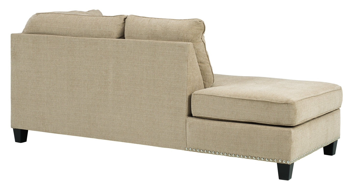 Dovemont 2-Piece Sectional with Chair and Ottoman Rent Wise Rent To Own Jacksonville, Florida