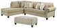 Dovemont 2-Piece Sectional with Ottoman Rent Wise Rent To Own Jacksonville, Florida