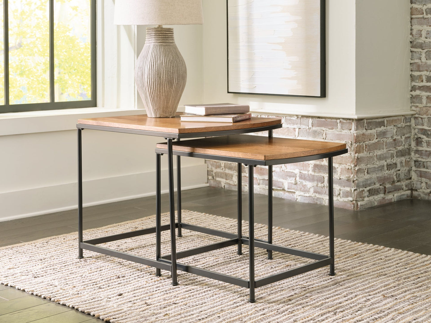 Drezmoore Nesting End Tables (2/CN) Rent Wise Rent To Own Jacksonville, Florida