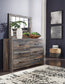 Drystan Full Bookcase Bed with 2 Storage Drawers with Mirrored Dresser Rent Wise Rent To Own Jacksonville, Florida