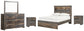 Drystan Full Bookcase Bed with Mirrored Dresser and 2 Nightstands Rent Wise Rent To Own Jacksonville, Florida
