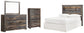Drystan Full Bookcase Headboard with Mirrored Dresser and Chest Rent Wise Rent To Own Jacksonville, Florida