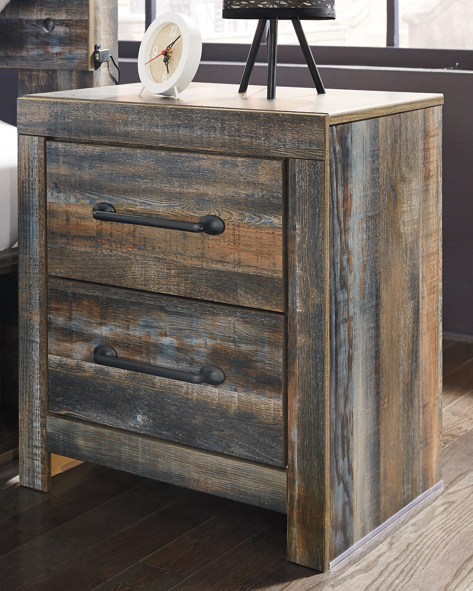 Drystan Full Panel Headboard with Mirrored Dresser and 2 Nightstands Rent Wise Rent To Own Jacksonville, Florida