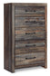 Drystan King Bookcase Bed with 2 Storage Drawers with Mirrored Dresser and Chest Rent Wise Rent To Own Jacksonville, Florida