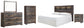 Drystan King/California King Bookcase Headboard with Mirrored Dresser, Chest and Nightstand Rent Wise Rent To Own Jacksonville, Florida