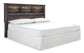Drystan King/California King Bookcase Headboard with Mirrored Dresser and 2 Nightstands Rent Wise Rent To Own Jacksonville, Florida