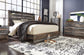 Drystan King Panel Bed with Mirrored Dresser, Chest and Nightstand Rent Wise Rent To Own Jacksonville, Florida