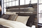 Drystan King Panel Bed with Mirrored Dresser, Chest and Nightstand Rent Wise Rent To Own Jacksonville, Florida
