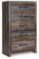 Drystan King Panel Headboard with Mirrored Dresser, Chest and 2 Nightstands Rent Wise Rent To Own Jacksonville, Florida