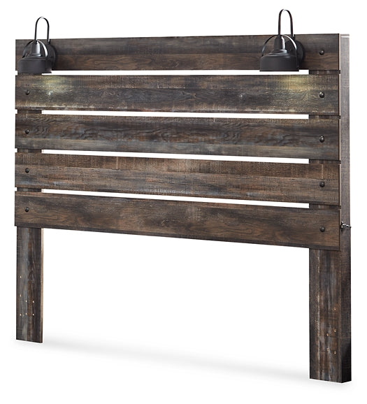Drystan King Panel Headboard with Mirrored Dresser, Chest and 2 Nightstands Rent Wise Rent To Own Jacksonville, Florida