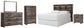 Drystan Queen/Full Bookcase Headboard with Mirrored Dresser, Chest and Nightstand Rent Wise Rent To Own Jacksonville, Florida