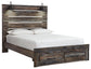 Drystan Queen Panel Bed with 2 Storage Drawers Rent Wise Rent To Own Jacksonville, Florida