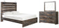 Drystan Queen Panel Bed with Mirrored Dresser Rent Wise Rent To Own Jacksonville, Florida