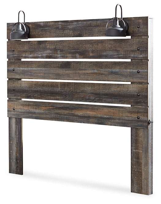 Drystan Queen Panel Headboard with Mirrored Dresser, Chest and 2 Nightstands Rent Wise Rent To Own Jacksonville, Florida