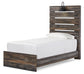 Drystan Twin Panel Bed with Mirrored Dresser, Chest and Nightstand Rent Wise Rent To Own Jacksonville, Florida