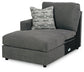 Edenfield 3-Piece Sectional with Ottoman Rent Wise Rent To Own Jacksonville, Florida