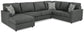 Edenfield 3-Piece Sectional with Ottoman Rent Wise Rent To Own Jacksonville, Florida