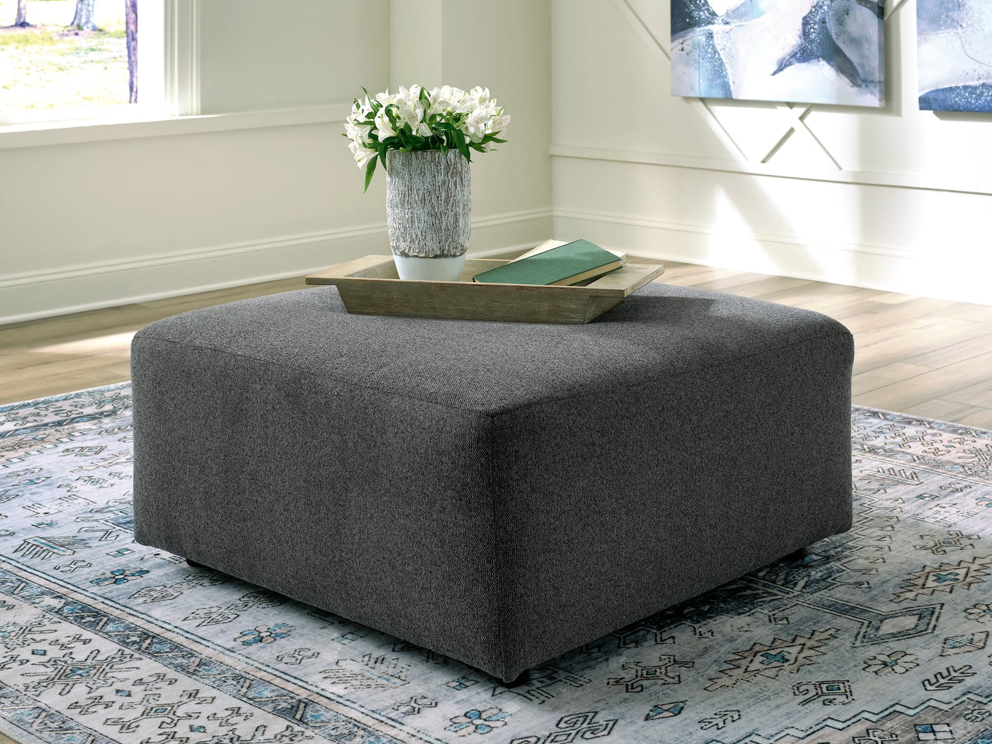 Edenfield Oversized Accent Ottoman Rent Wise Rent To Own Jacksonville, Florida