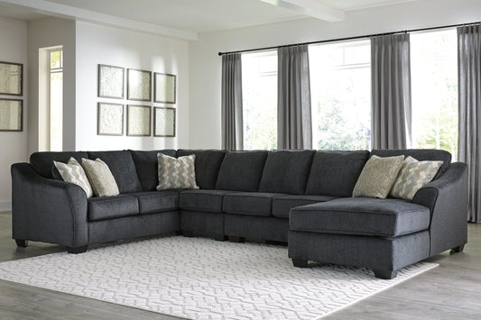 Eltmann 4-Piece Sectional with Chaise Rent Wise Rent To Own Jacksonville, Florida