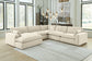 Elyza 5-Piece Sectional with Chaise Rent Wise Rent To Own Jacksonville, Florida