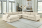 Elyza 5-Piece Sectional with Ottoman Rent Wise Rent To Own Jacksonville, Florida