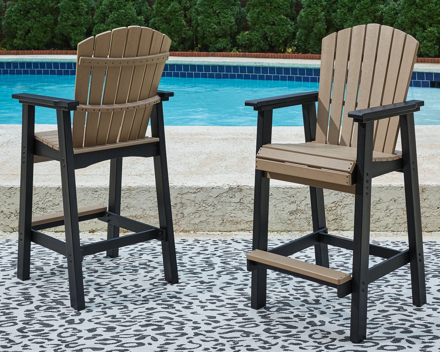 Fairen Trail Tall Barstool (2/CN) Rent Wise Rent To Own Jacksonville, Florida