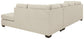 Falkirk 2-Piece Sectional with Ottoman Rent Wise Rent To Own Jacksonville, Florida