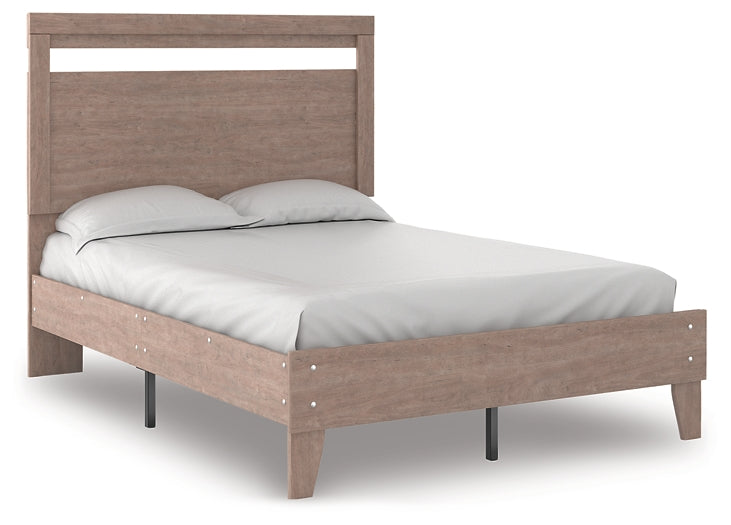 Flannia Full Panel Platform Bed with 2 Nightstands Rent Wise Rent To Own Jacksonville, Florida