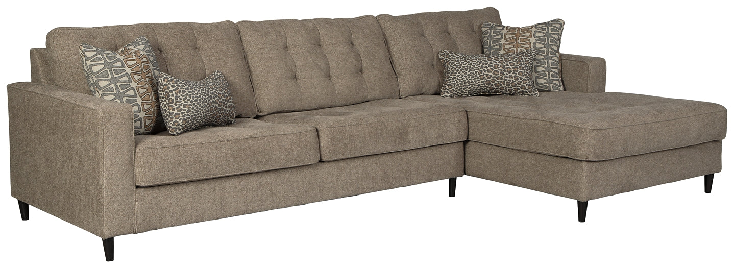 Flintshire 2-Piece Sectional with Chaise Rent Wise Rent To Own Jacksonville, Florida
