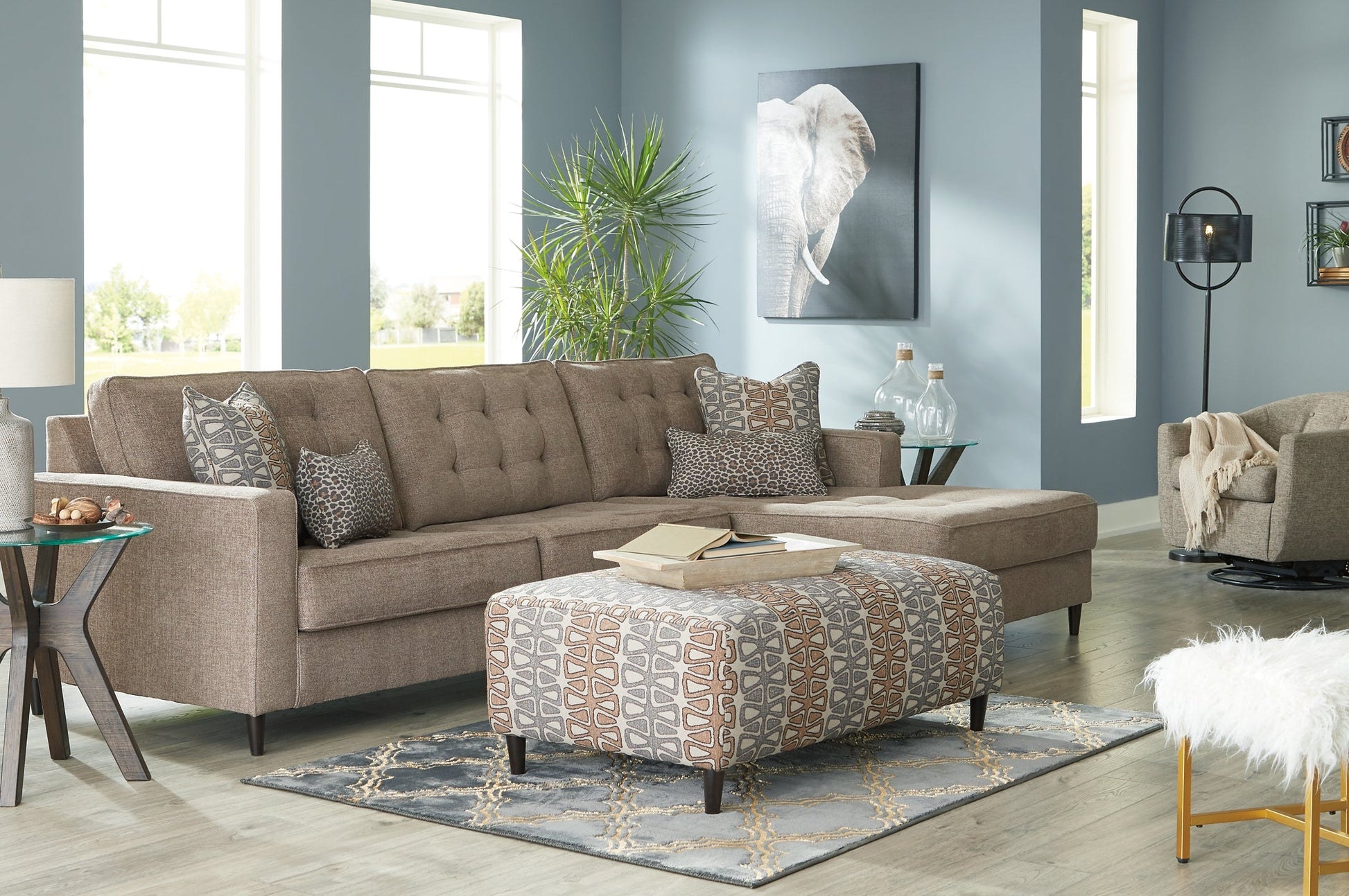 Flintshire Oversized Accent Ottoman Rent Wise Rent To Own Jacksonville, Florida