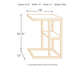Forestmin Accent Table Rent Wise Rent To Own Jacksonville, Florida