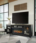 Foyland 83" TV Stand with Electric Fireplace Rent Wise Rent To Own Jacksonville, Florida