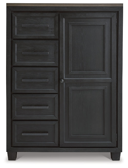 Foyland California King Panel Storage Bed with Mirrored Dresser, Chest and 2 Nightstands Rent Wise Rent To Own Jacksonville, Florida