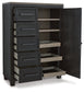 Foyland California King Panel Storage Bed with Mirrored Dresser, Chest and 2 Nightstands Rent Wise Rent To Own Jacksonville, Florida