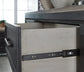 Foyland California King Panel Storage Bed with Mirrored Dresser, Chest and 2 Nightstands Rent Wise Rent To Own Jacksonville, Florida
