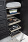 Foyland California King Panel Storage Bed with Mirrored Dresser, Chest and 2 Nightstands Rent Wise Rent To Own Jacksonville, Florida