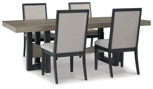 Foyland Dining Table and 4 Chairs Rent Wise Rent To Own Jacksonville, Florida