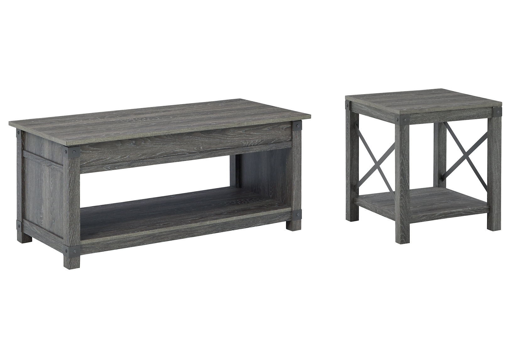 Freedan Coffee Table with 1 End Table Rent Wise Rent To Own Jacksonville, Florida