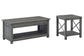 Freedan Coffee Table with 1 End Table Rent Wise Rent To Own Jacksonville, Florida