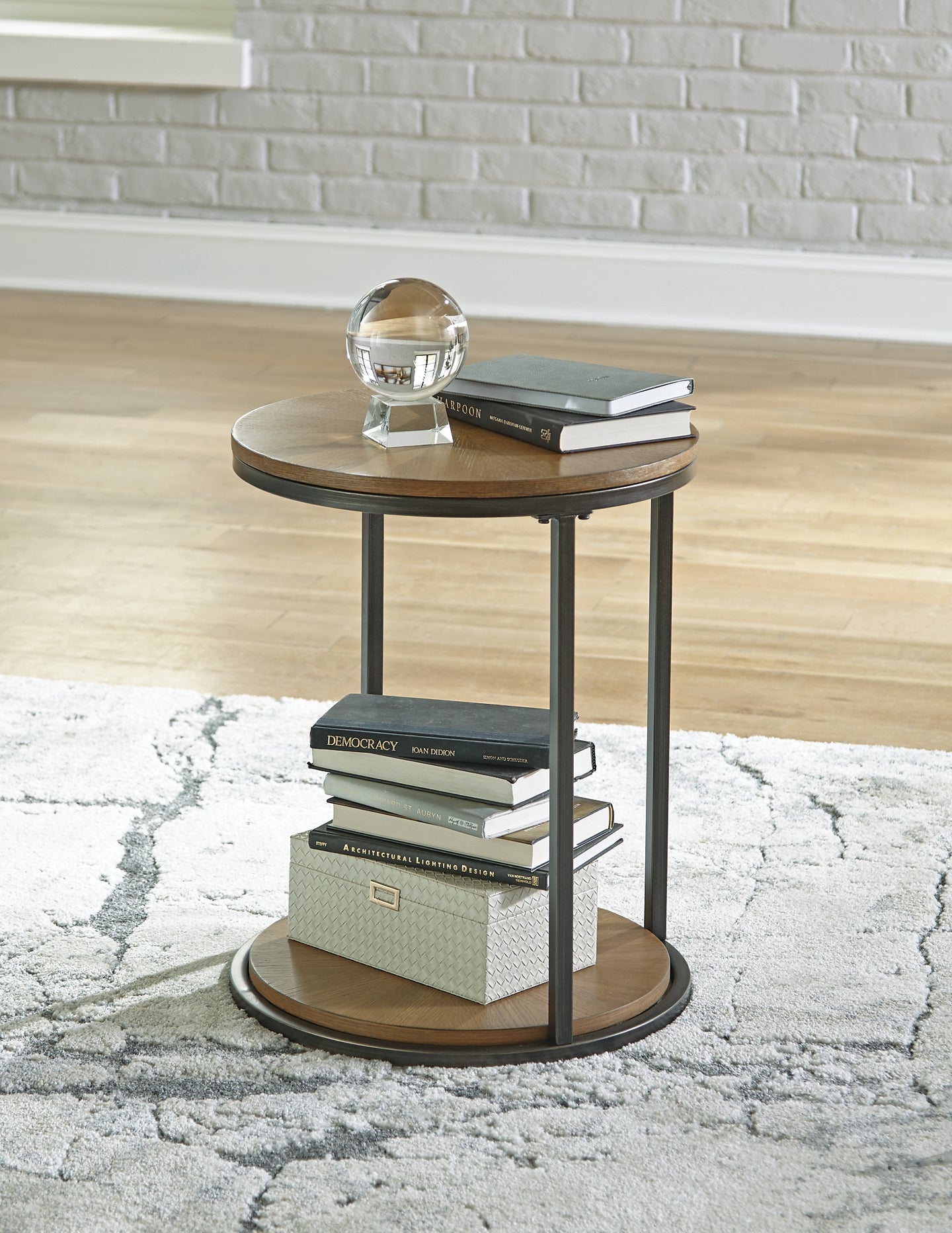 Fridley Round End Table Rent Wise Rent To Own Jacksonville, Florida