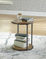 Fridley Round End Table Rent Wise Rent To Own Jacksonville, Florida